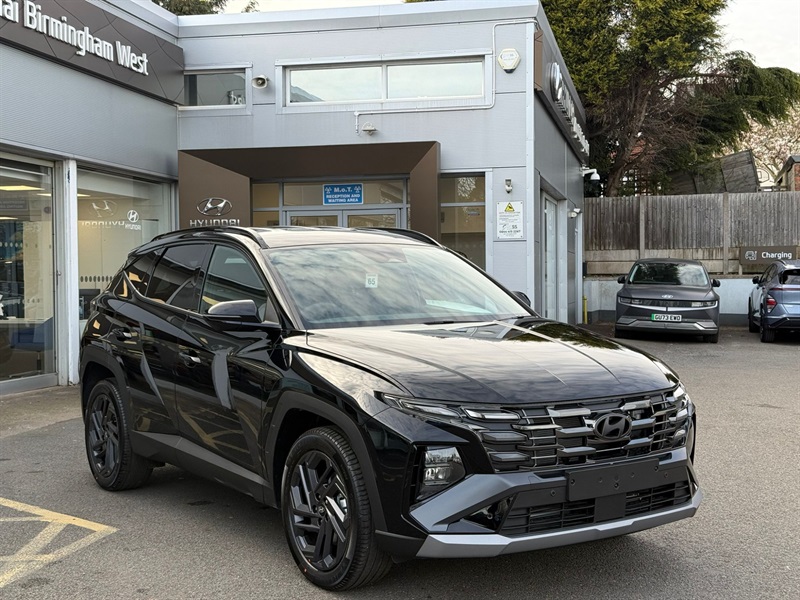 Black 2026 Hyundai Tucson 1.6t 239 Hybrid Black Line 5dr Auto Front-wheel drive