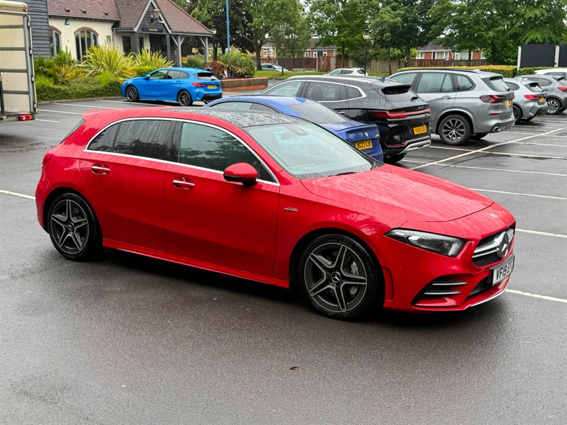 Red 2019 Mercedes-Benz A-Class Hatchback All-wheel drive